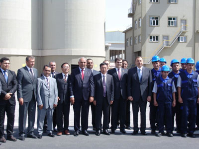 Célébration de l'usine à ciment du groupe GEMIKAYA en Azerbaïdjan